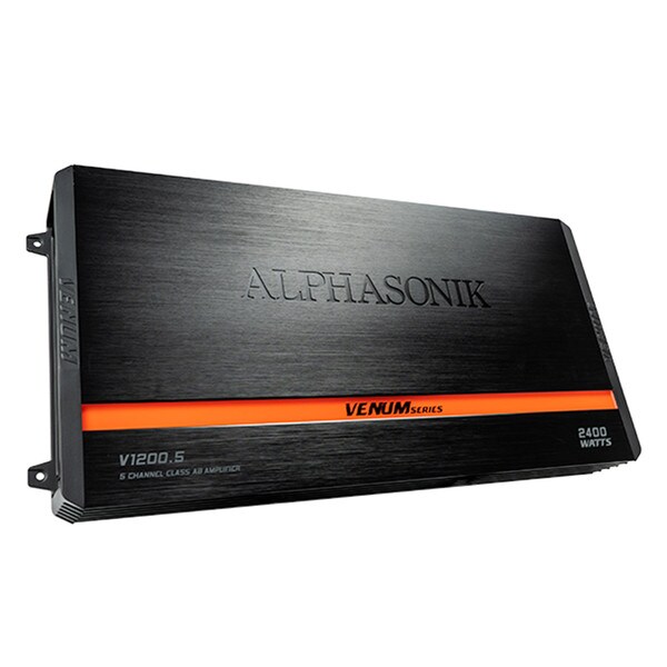 Main product image for Alphasonik V1200.5 VENUM Series 2,400 Watts 5 Channel Amplifier268-682